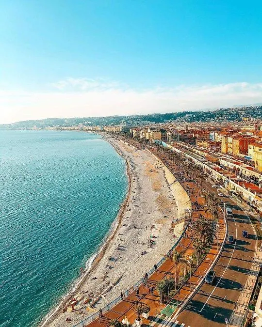 Terrasse Vue Mer Plage A 50 M Parking Nice