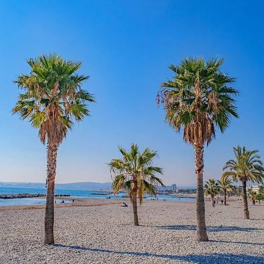 Terrasse Vue Mer Plage A 50 M Parking Nice 0*,